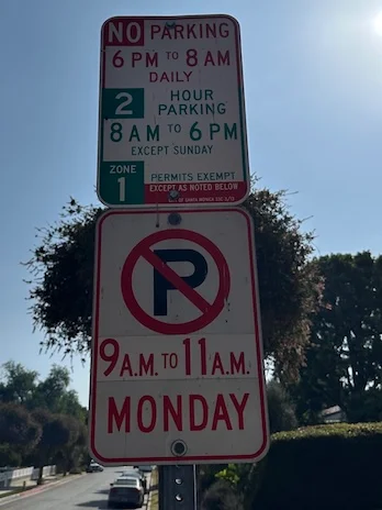 Parking Sign 7